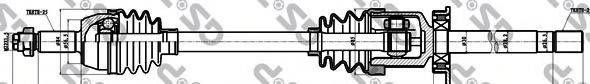 GSP 299043 Приводний вал