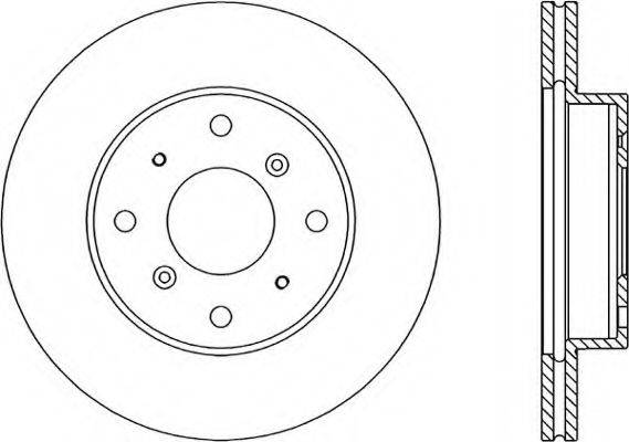 OPEN PARTS BDR105320 гальмівний диск