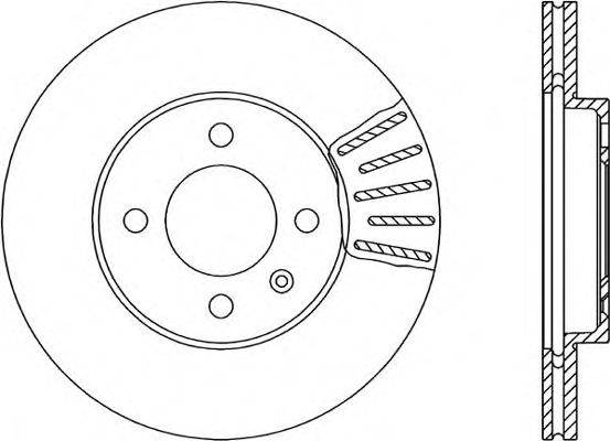 OPEN PARTS BDR157920 гальмівний диск