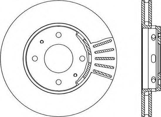 OPEN PARTS BDR173820 гальмівний диск