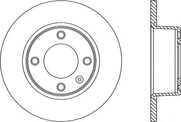 OPEN PARTS BDR175910 гальмівний диск