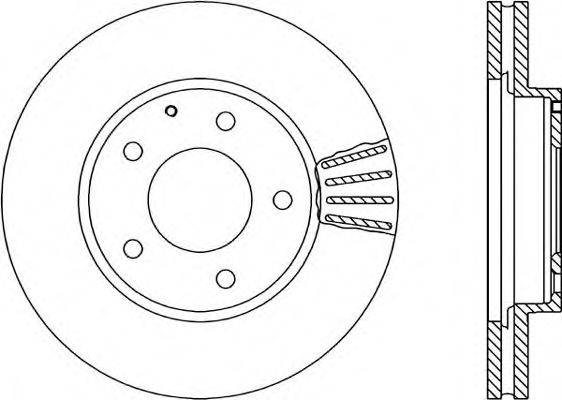 OPEN PARTS BDR177620 гальмівний диск