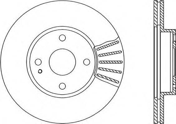 OPEN PARTS BDR178020 гальмівний диск