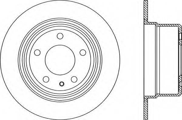 OPEN PARTS BDR192710 гальмівний диск