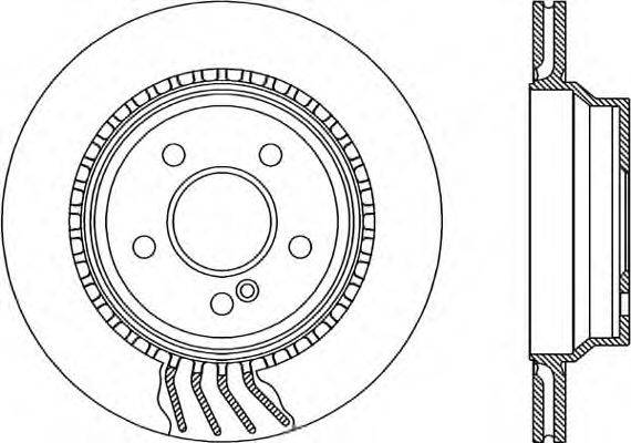 OPEN PARTS BDR199620 гальмівний диск