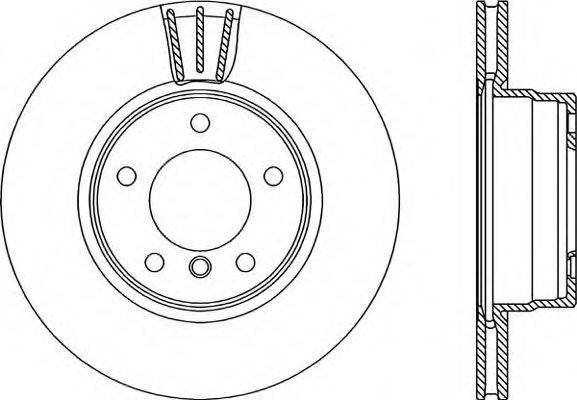 OPEN PARTS BDR219720 гальмівний диск