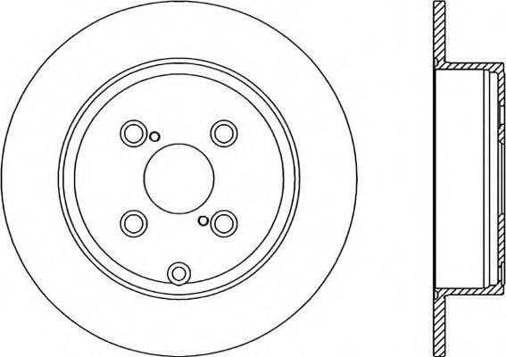 OPEN PARTS BDR226010 гальмівний диск