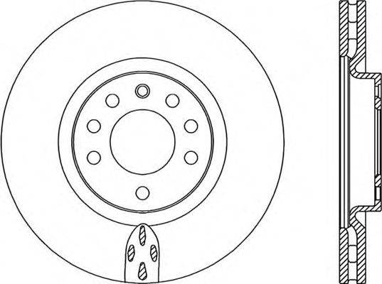 OPEN PARTS BDR230820 гальмівний диск