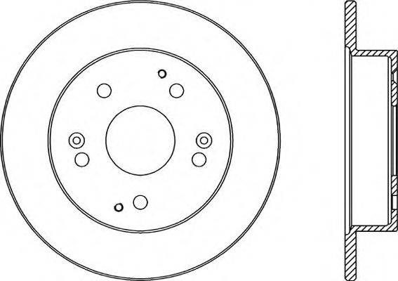 OPEN PARTS BDR234210 гальмівний диск