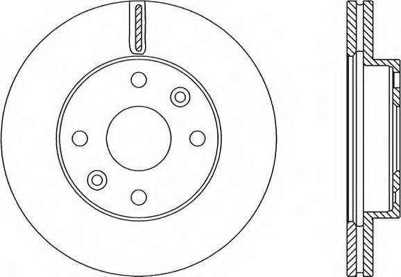 OPEN PARTS BDR235920 гальмівний диск