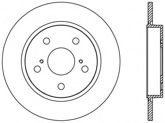 OPEN PARTS BDR237810 гальмівний диск