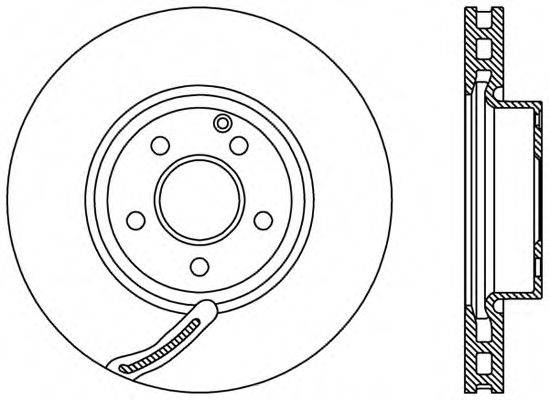 OPEN PARTS BDR239220 гальмівний диск