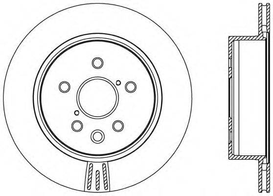 OPEN PARTS BDR246120 гальмівний диск