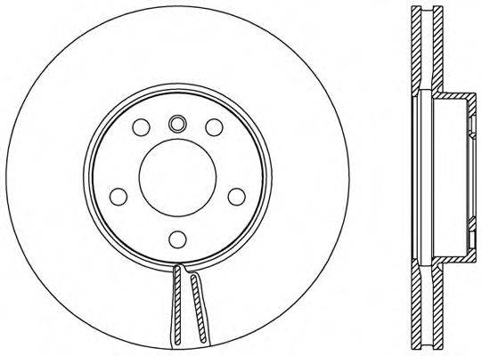 OPEN PARTS BDR246420 гальмівний диск