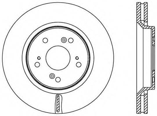 OPEN PARTS BDR251620 гальмівний диск