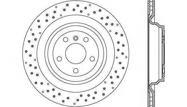 OPEN PARTS BDR270020 гальмівний диск