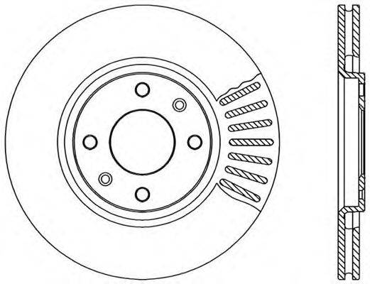 OPEN PARTS BDA111220 гальмівний диск