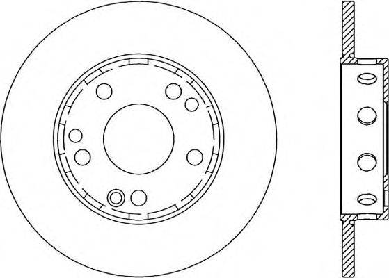 OPEN PARTS BDA129110 гальмівний диск