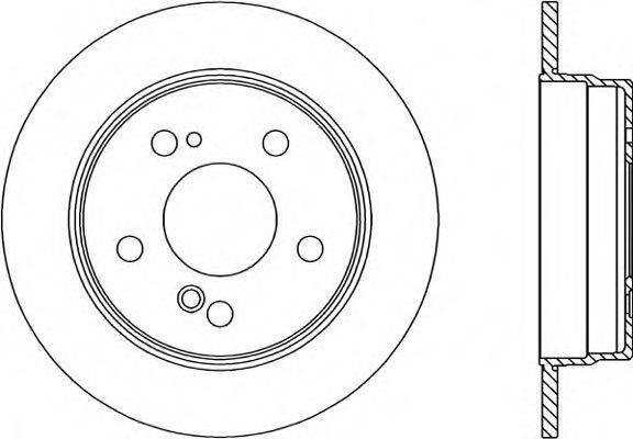 OPEN PARTS BDA129210 гальмівний диск