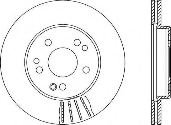 OPEN PARTS BDA129520 гальмівний диск