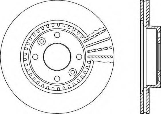 OPEN PARTS BDA144920 гальмівний диск