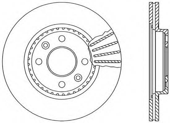 OPEN PARTS BDA146220 гальмівний диск