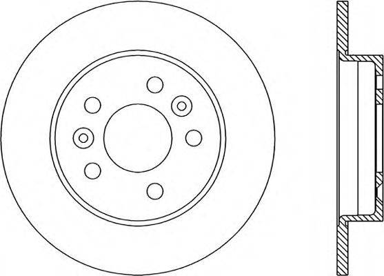 OPEN PARTS BDA146710 гальмівний диск