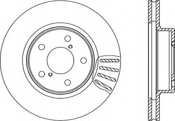 OPEN PARTS BDA149120 гальмівний диск