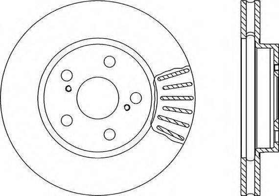 OPEN PARTS BDA172520 гальмівний диск