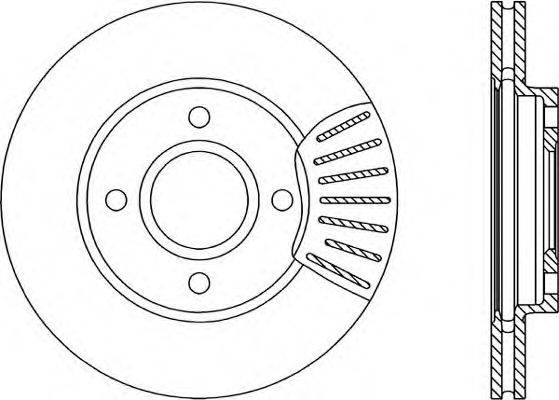 OPEN PARTS BDA173920 гальмівний диск