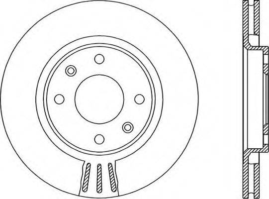 OPEN PARTS BDA190120 гальмівний диск