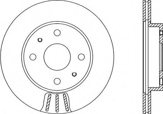 OPEN PARTS BDA212620 гальмівний диск