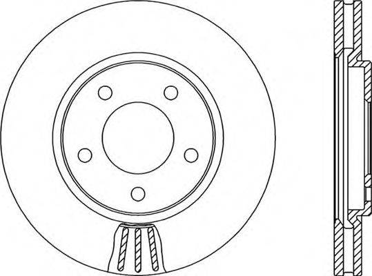 OPEN PARTS BDA213020 гальмівний диск