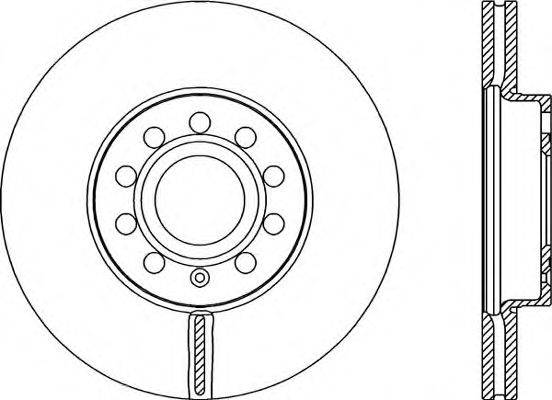 OPEN PARTS BDA215120 гальмівний диск