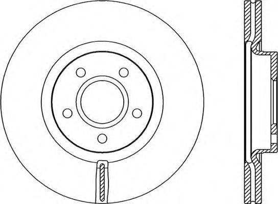 OPEN PARTS BDA215320 гальмівний диск