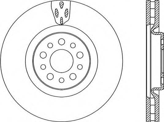 OPEN PARTS BDA219120 гальмівний диск