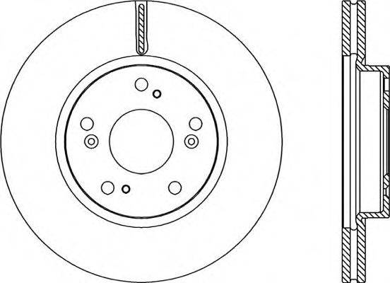 OPEN PARTS BDA221820 гальмівний диск