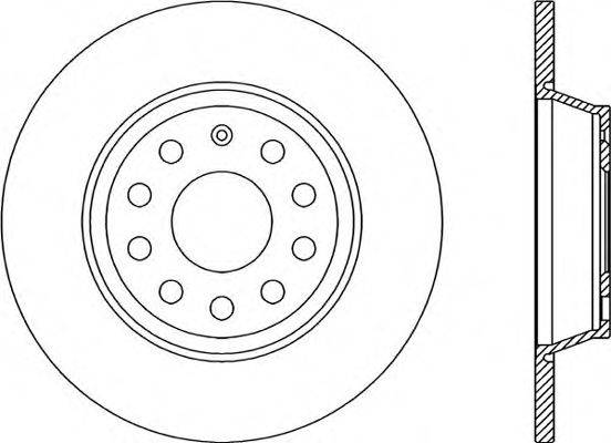 OPEN PARTS BDA226310 гальмівний диск