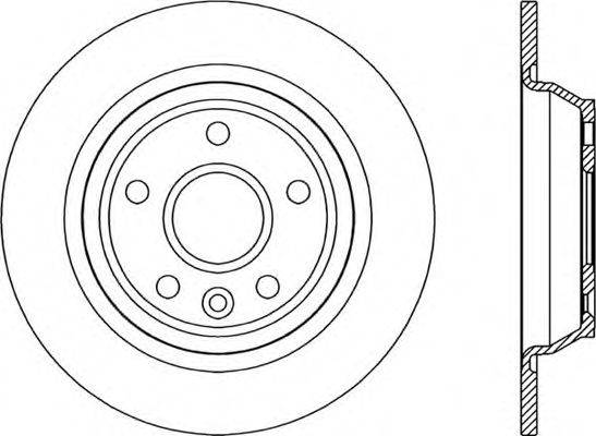 OPEN PARTS BDA230310 гальмівний диск