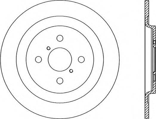 OPEN PARTS BDA233910 гальмівний диск