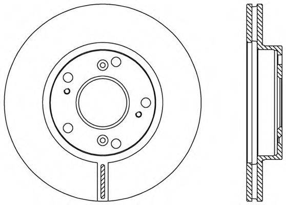 OPEN PARTS BDA255420 гальмівний диск