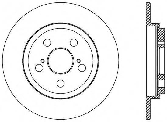 OPEN PARTS BDA258210 гальмівний диск