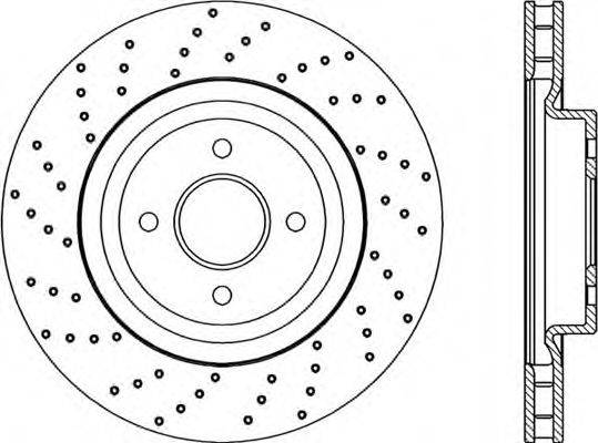 OPEN PARTS BDRS222525 гальмівний диск