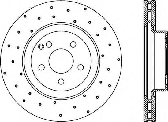 OPEN PARTS BDRS229825 гальмівний диск