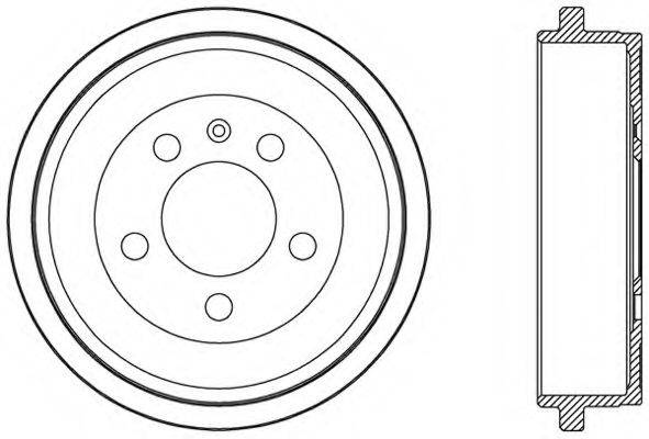OPEN PARTS BAD905410 Гальмівний барабан