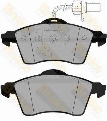 BRAKE ENGINEERING PA1464 Комплект гальмівних колодок, дискове гальмо