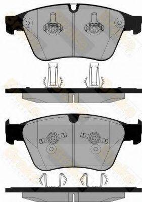 BRAKE ENGINEERING PA1841 Комплект гальмівних колодок, дискове гальмо