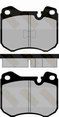 BRAKE ENGINEERING PA397 Комплект гальмівних колодок, дискове гальмо