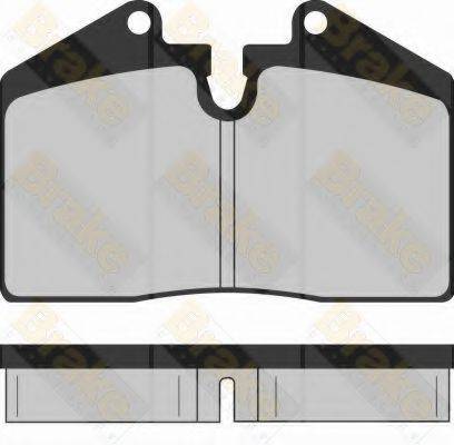 BRAKE ENGINEERING PA914 Комплект гальмівних колодок, дискове гальмо