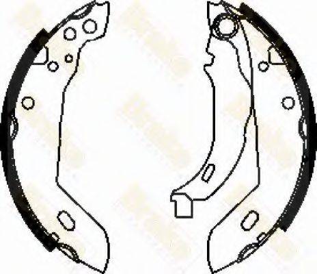 BRAKE ENGINEERING SH2228 Комплект гальмівних колодок